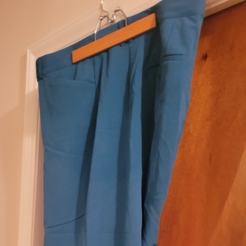 Lane Bryant Teal blue dress pants sz 22